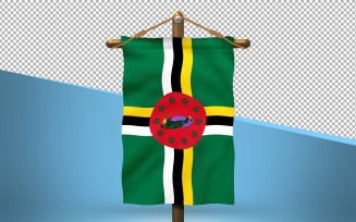 Dominica Hang Flag Design Background