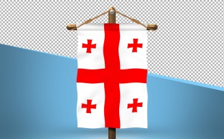Georgia Hang Flag Design Background