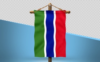 The Gambia Hang Flag Design Background