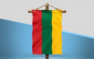 Lithuania Hang Flag Design Background