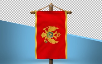 Montenegro Hang Flag Design Background