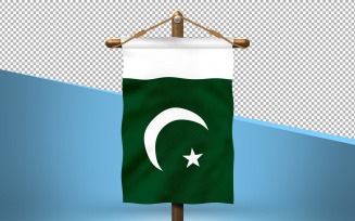 Pakistan Hang Flag Design Background