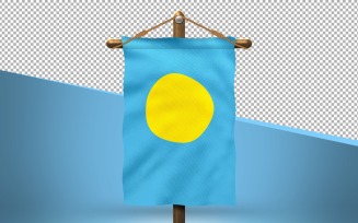 Palau Hang Flag Design Background