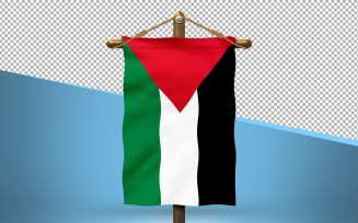 Palestinian Hang Flag Design Background