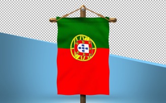 Portugal Hang Flag Design Background