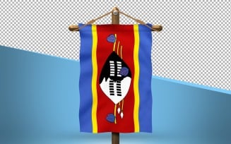 Swaziland Hang Flag Design Background