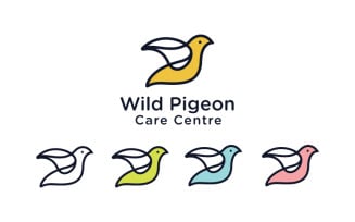 Wild Bird Logo Design Template
