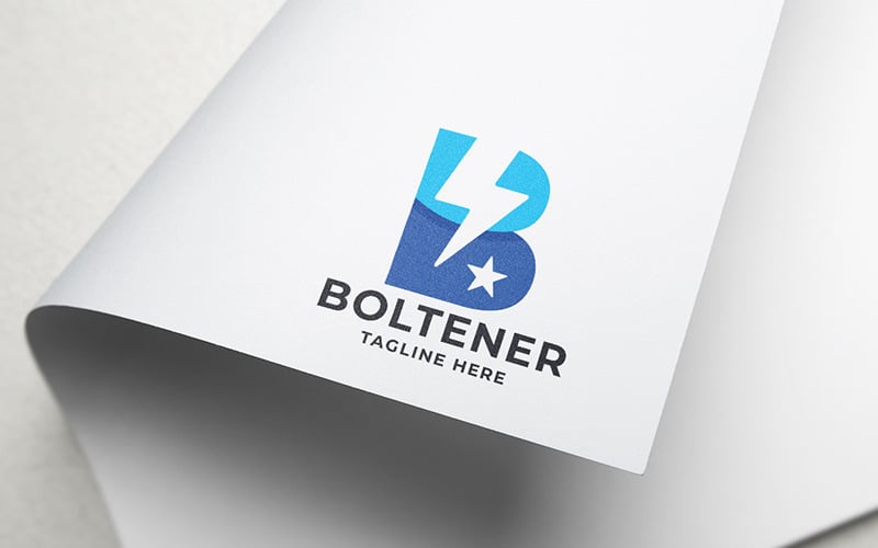 Bolt Energy Letter B Logo Logo Template
