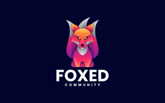 Fox Colorful Logo Template