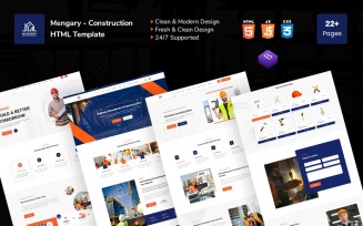 Mengary - Construction HTML5 Template