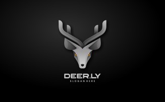 Premium Deer Gradient Logo