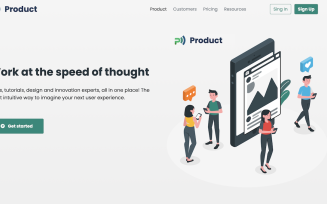 Product – Learning platform Landing page on Bootstrap-5