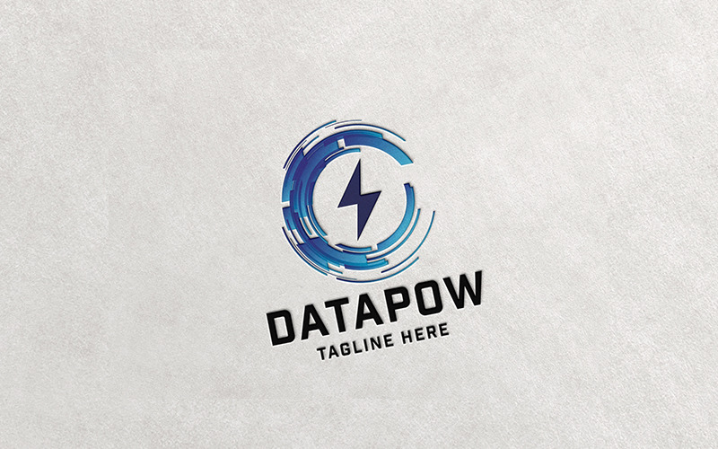 Professional Data Power Logo Logo Template