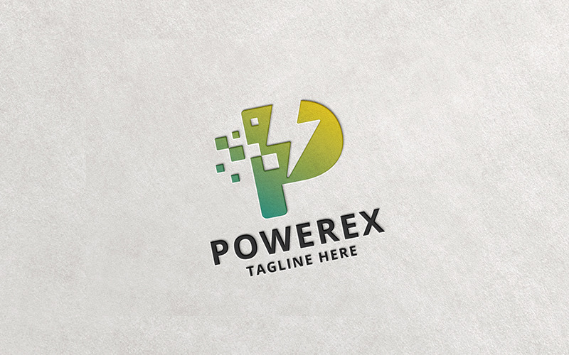 Professional Powerex Letter P Logo Logo Template