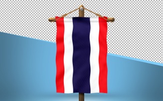 Thailand Hang Flag Design Background