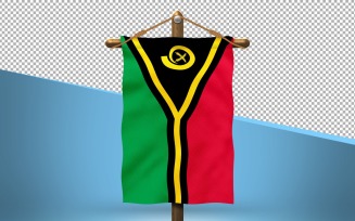 Vanuatu Hang Flag Design Background