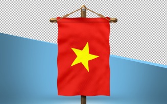 Vietnam Hang Flag Design Background