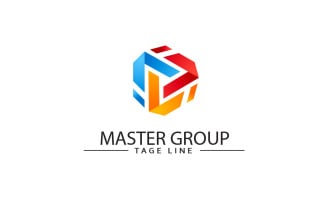 Group Master Logo Design Template