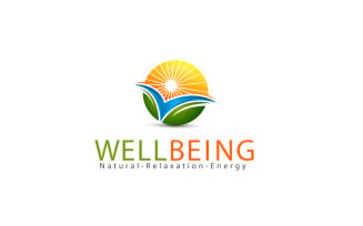 Relaxation Energy Logo Design Template