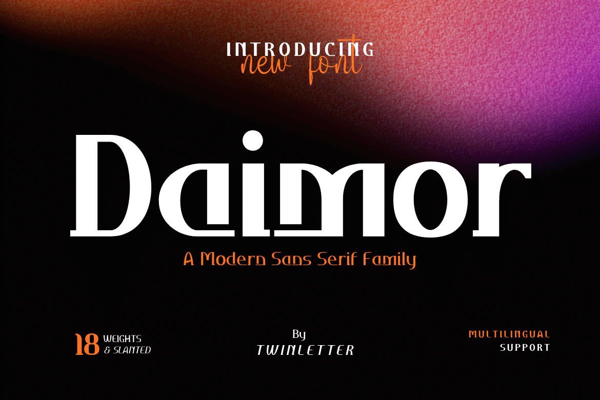 Daimor San Serif typeface family