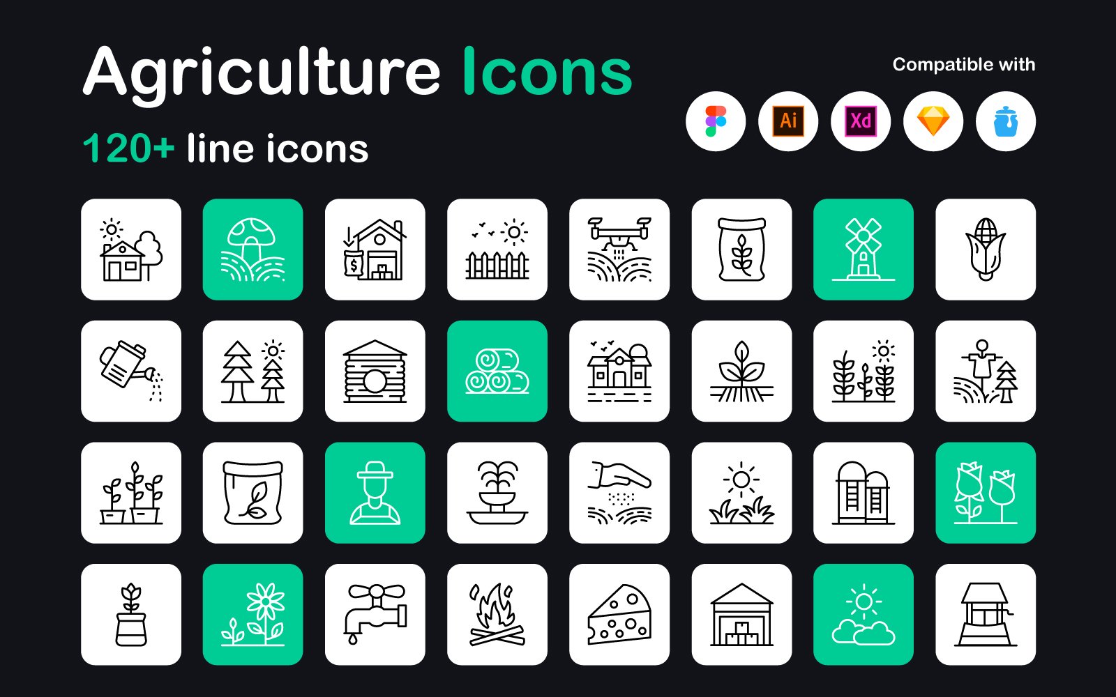 Kit Graphique #235068 Agriculture Agriculture Divers Modles Web - Logo template Preview