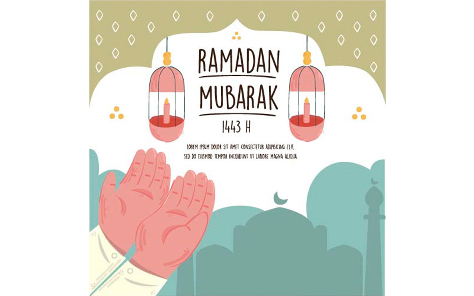 Kit Graphique #235095 Ramadan 2022 Web Design - Logo template Preview