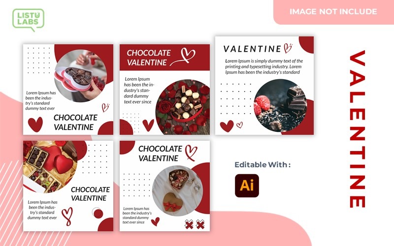 Instagram Feed - Valentine Chocolate Social Media