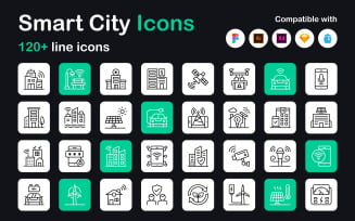 Internet of Things Linear Icons