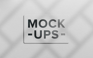 Paper Logo Mockup Design Psd
