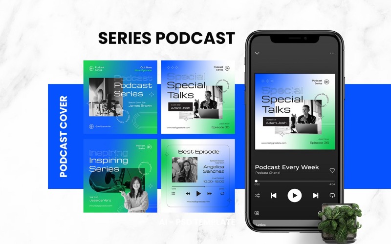 Podcast Series Podcast Cover Social Media