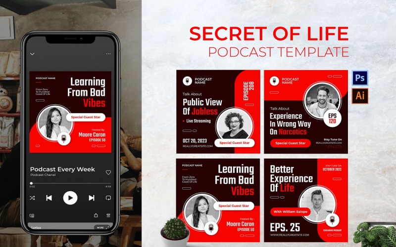 Secret Of Life Podcast Cover Social Media