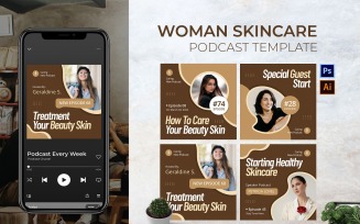 Woman Skincare Podcast Cover