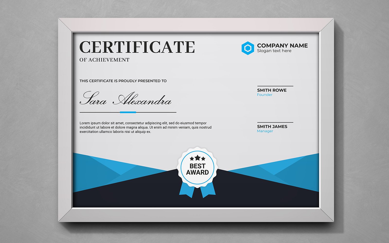 Kit Graphique #235181 Certificate Achievement Divers Modles Web - Logo template Preview