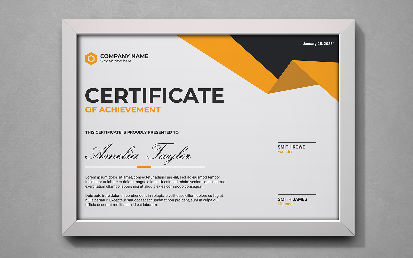 Kit Graphique #235182 Certificate Ralisation Divers Modles Web - Logo template Preview