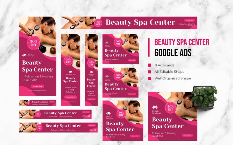 Beauty Spa Center Google Ads Social Media