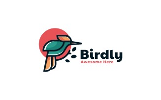 Bird Color Mascot Logo Design