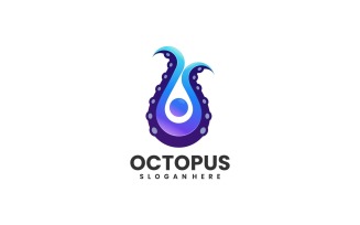 Octopus Gradient Logo Design