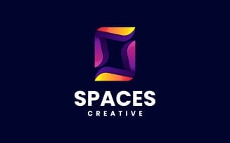 Space Gradient Logo Design