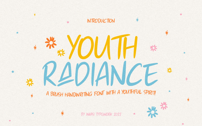 Youthful Radiance - Handwritten Script Font