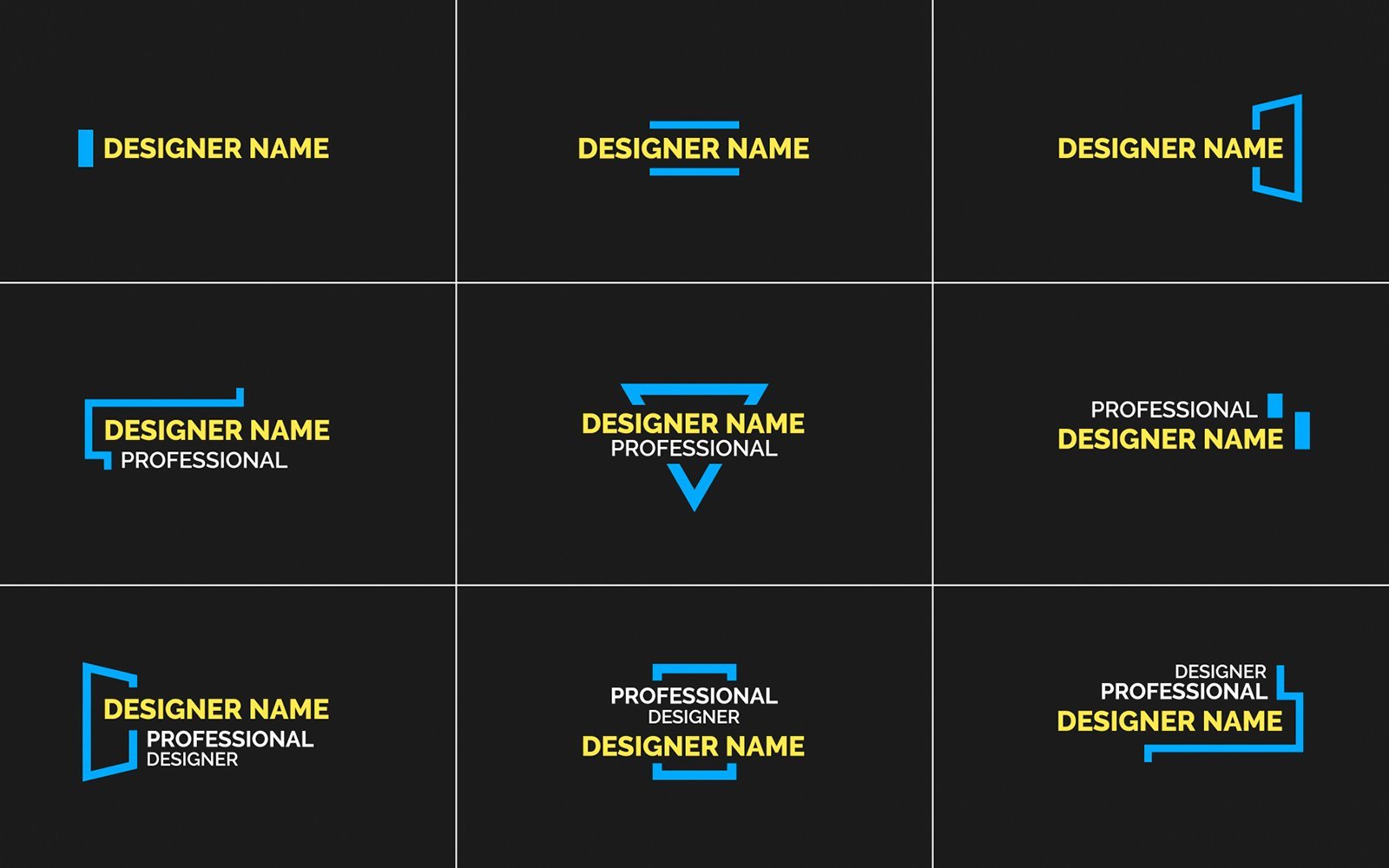 Kit Graphique #235234 Name Texte Divers Modles Web - Logo template Preview