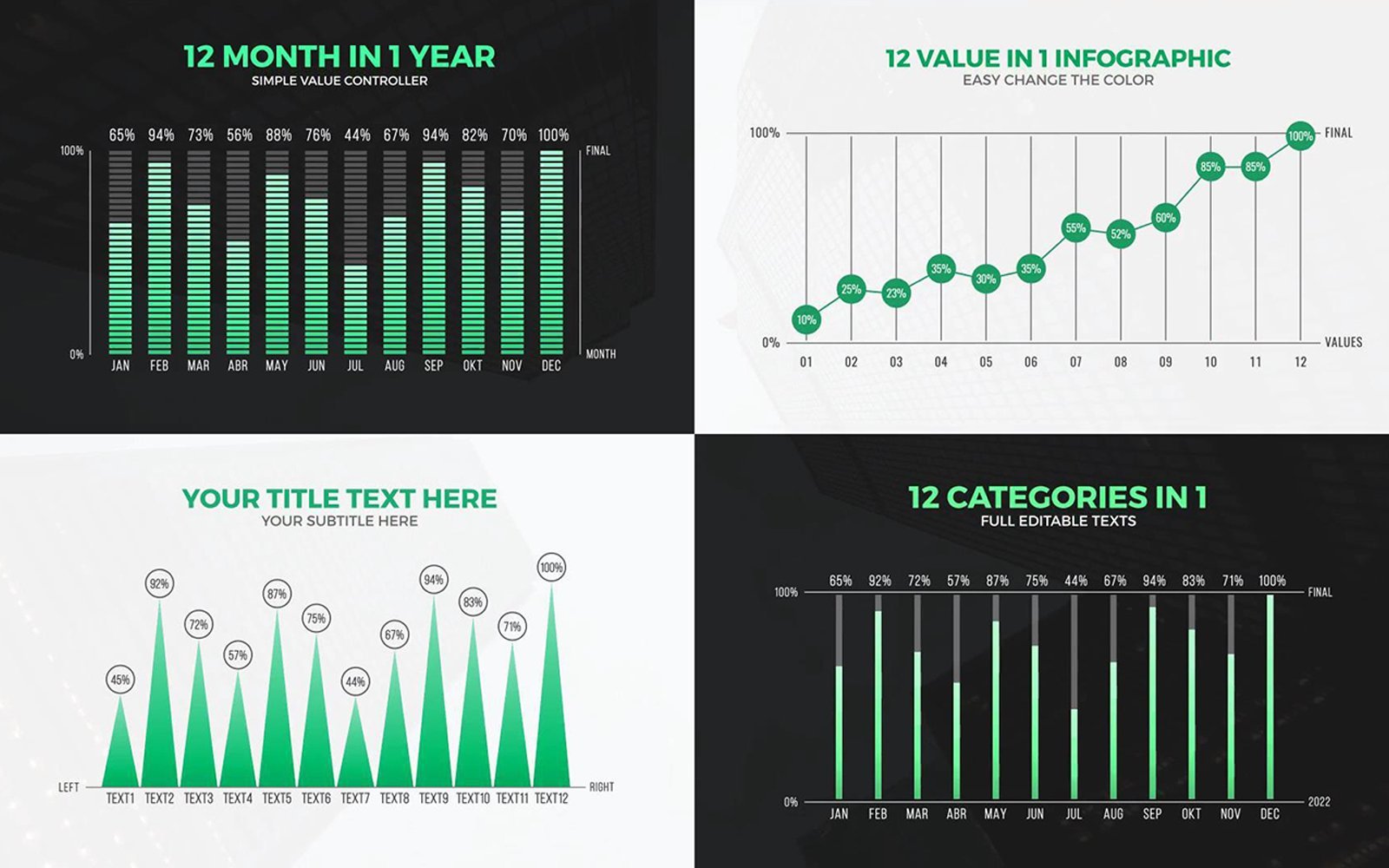 Kit Graphique #235255 Chart Compte Divers Modles Web - Logo template Preview