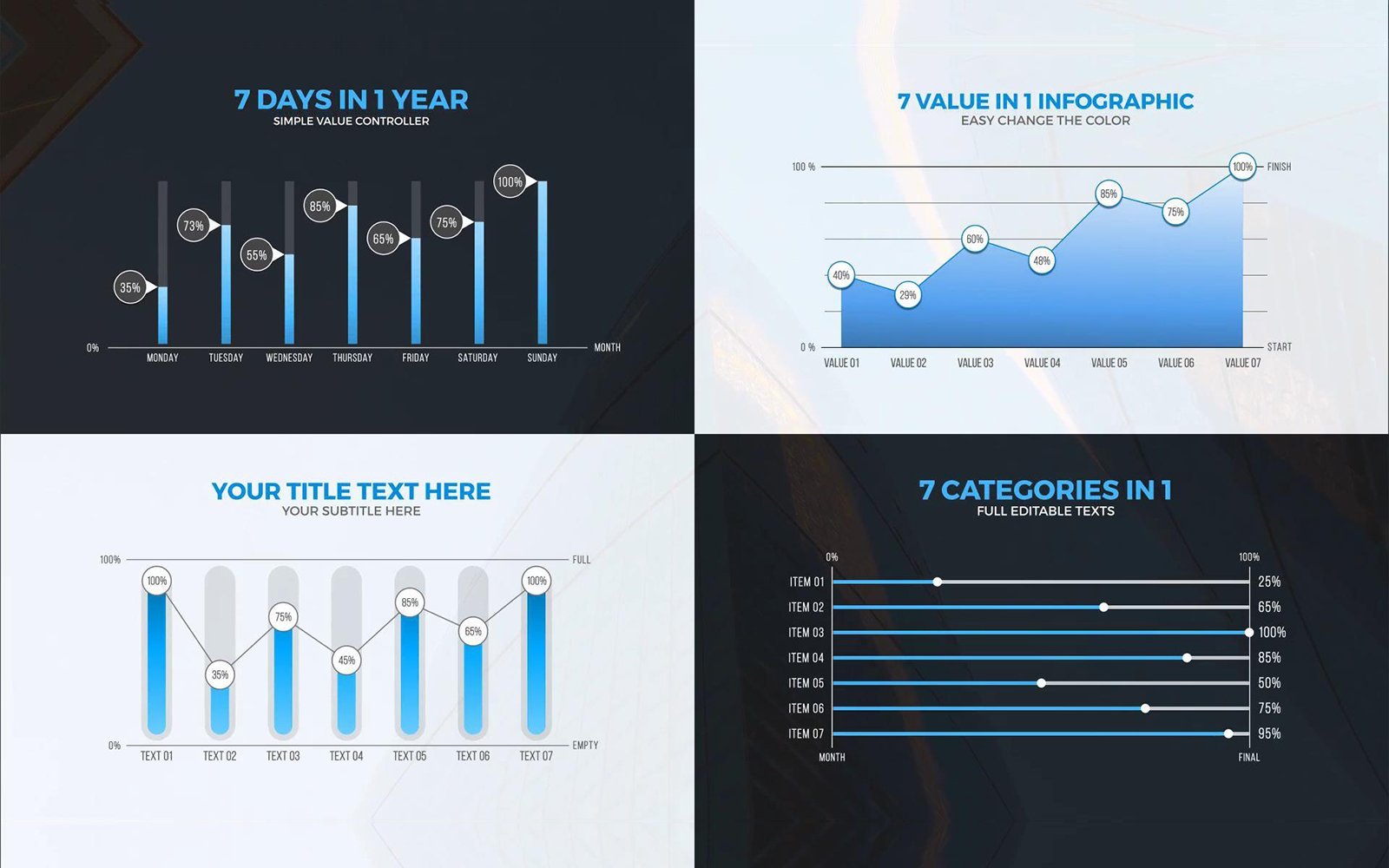 Kit Graphique #235256 Chart Compte Divers Modles Web - Logo template Preview