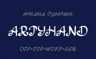 Artyhand Calligraphy Font