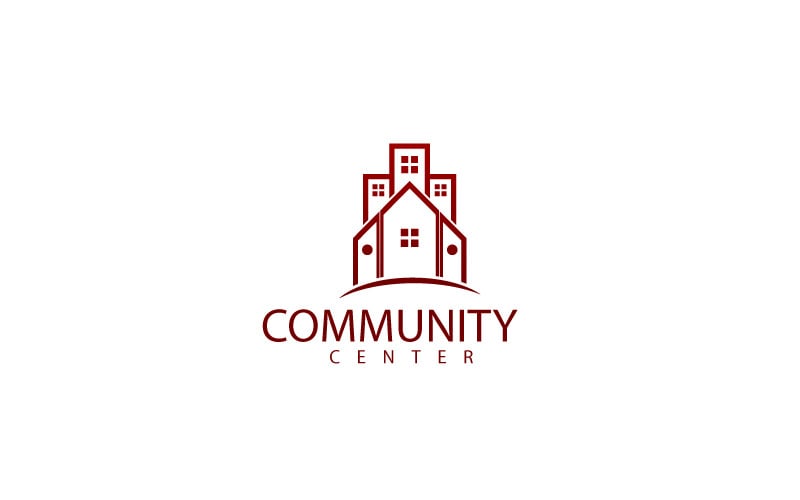 Building Community Logo Design Logo Template