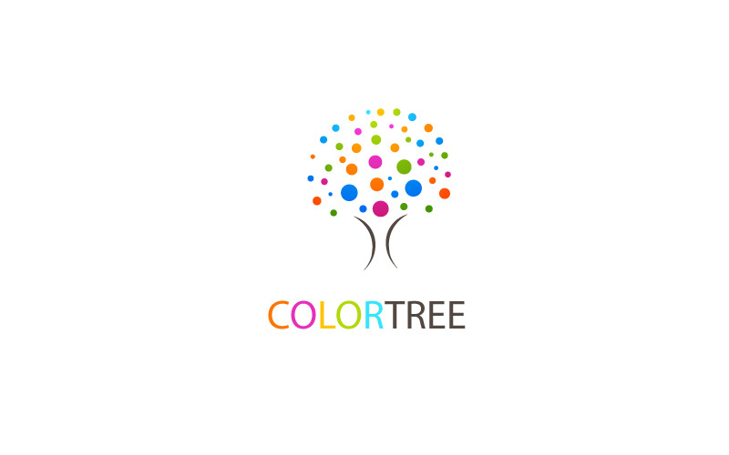 Colour Tree Logo Design Template Logo Template