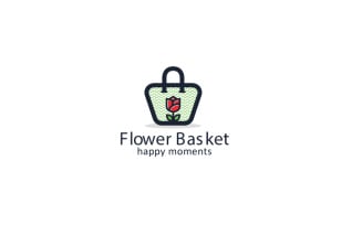 Flower Basket Logo Design