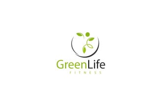 Life Green Logo Design Template