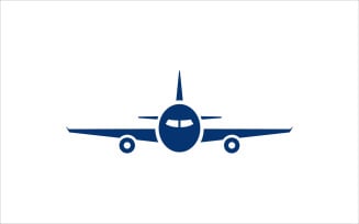 Simple plane medical vector template