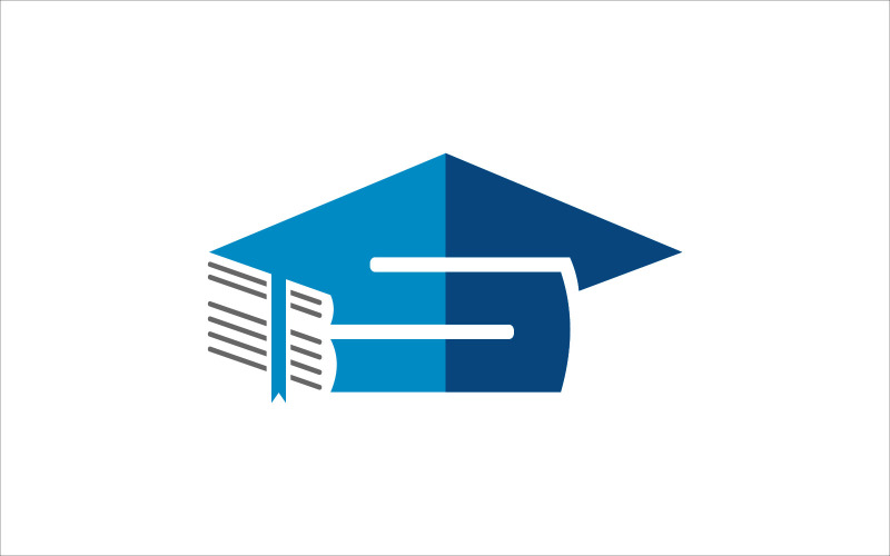smart graduate vector template Logo Template