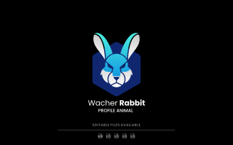 Wacher Rabbit Gradient Logo
